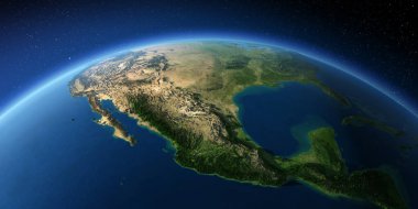 Son derece ayrıntılı Dünya. Meksika