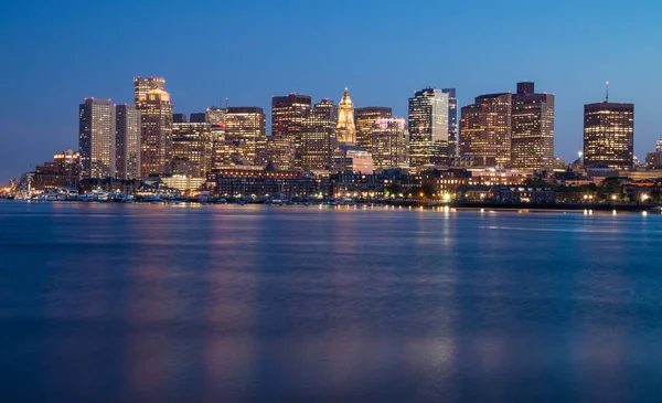 Vista do centro de Boston, EUA — Fotografia de Stock