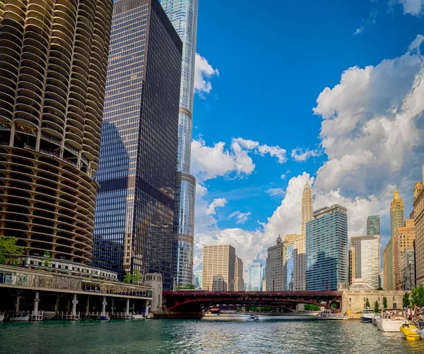 Město Chicago v Usa — Stock fotografie