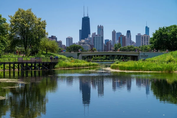 Cidade de Chicago nos EUA — Fotografia de Stock