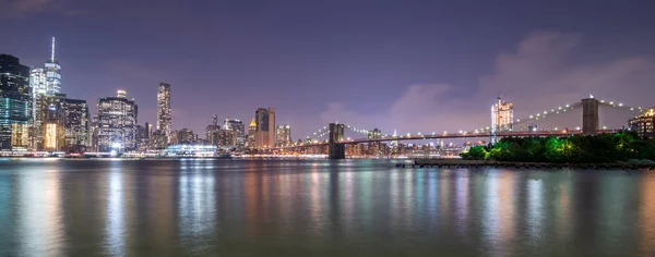 Brooklyn bron i New York City — Stockfoto