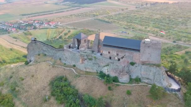 Burg von Boldogko in Ungarn — Stockvideo