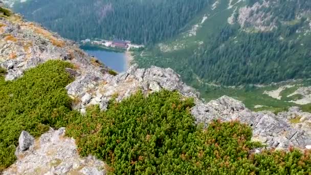 スロバキアの美しいPoprad湖 — ストック動画