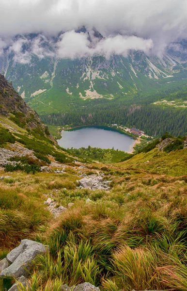 Beautiful Poprad lake in Slovakia in Europe — Stock Photo, Image