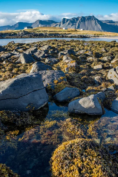 Kolorowy krajobraz islandzki — Zdjęcie stockowe