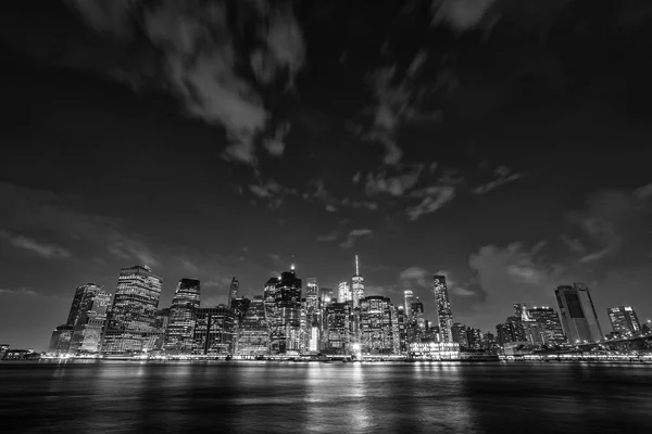 Utsikt över Manhattan i New York City — Stockfoto