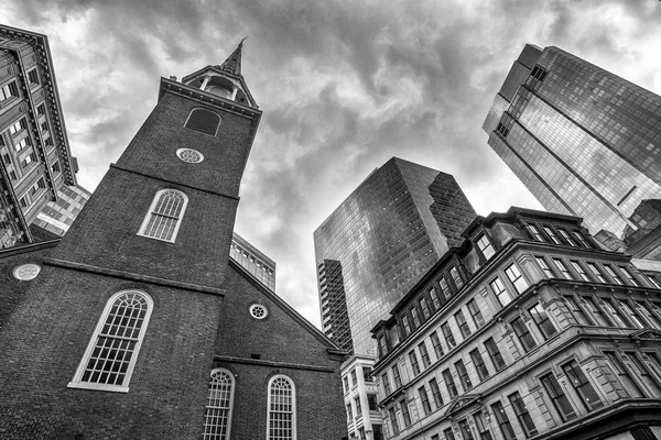 De Old State House in Boston stad in de Verenigde Staten — Stockfoto