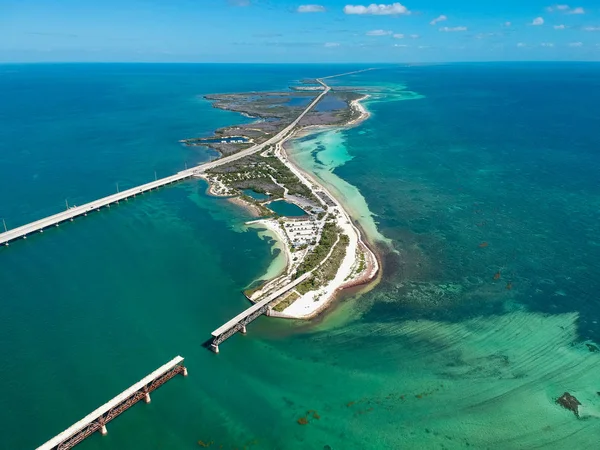 Estrada 1 para Key West em Florida Keys, EUA — Fotografia de Stock