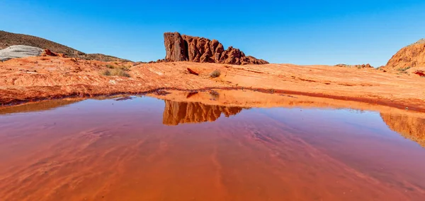 Sziklaalakzatok völgyében Fire State Park, Nevada USA — Stock Fotó