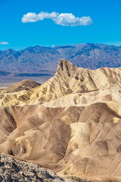扎布里斯基点泥石形成荒地死亡谷国家公园加州 — 图库照片