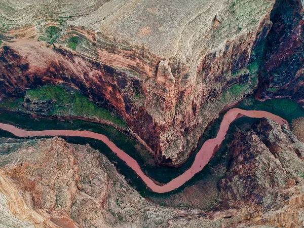 Vista aérea de Arizonas Little Colorado River Gorge —  Fotos de Stock