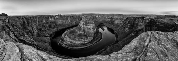 Horseshoe Bend Canyon og Colorado floden i Page, Arizona, USA - Stock-foto