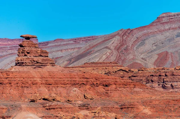 Formations rocheuses nommées Hat Rock dans l'Utah, USA — Photo