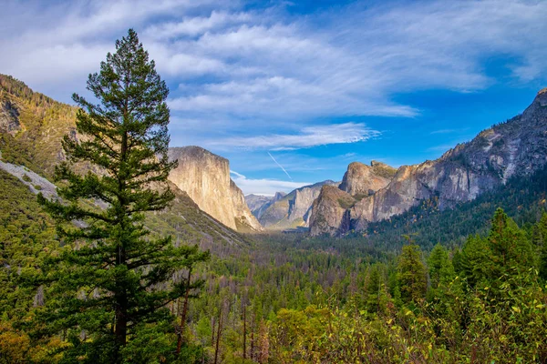 Yosemite Vadisi, Yosemite Ulusal Parkı, Kaliforniya ABD — Stok fotoğraf