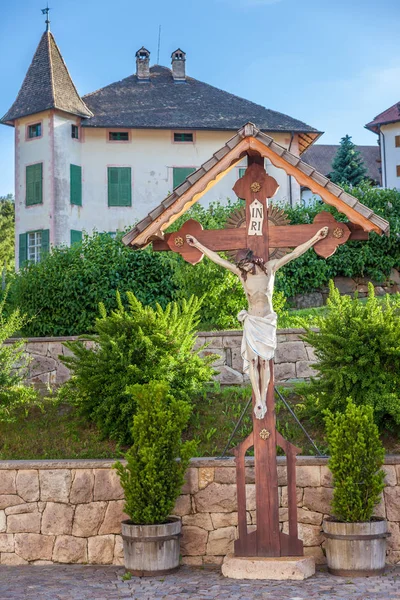 Jesus Way Cross in Lengmoos am Renon, South Tyrol, Italy