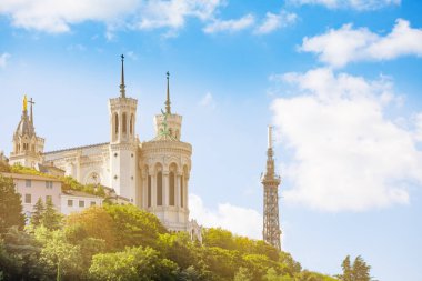 Vieux Lyon da Notre Dame de Fourviere Bazilikası'nın apsis