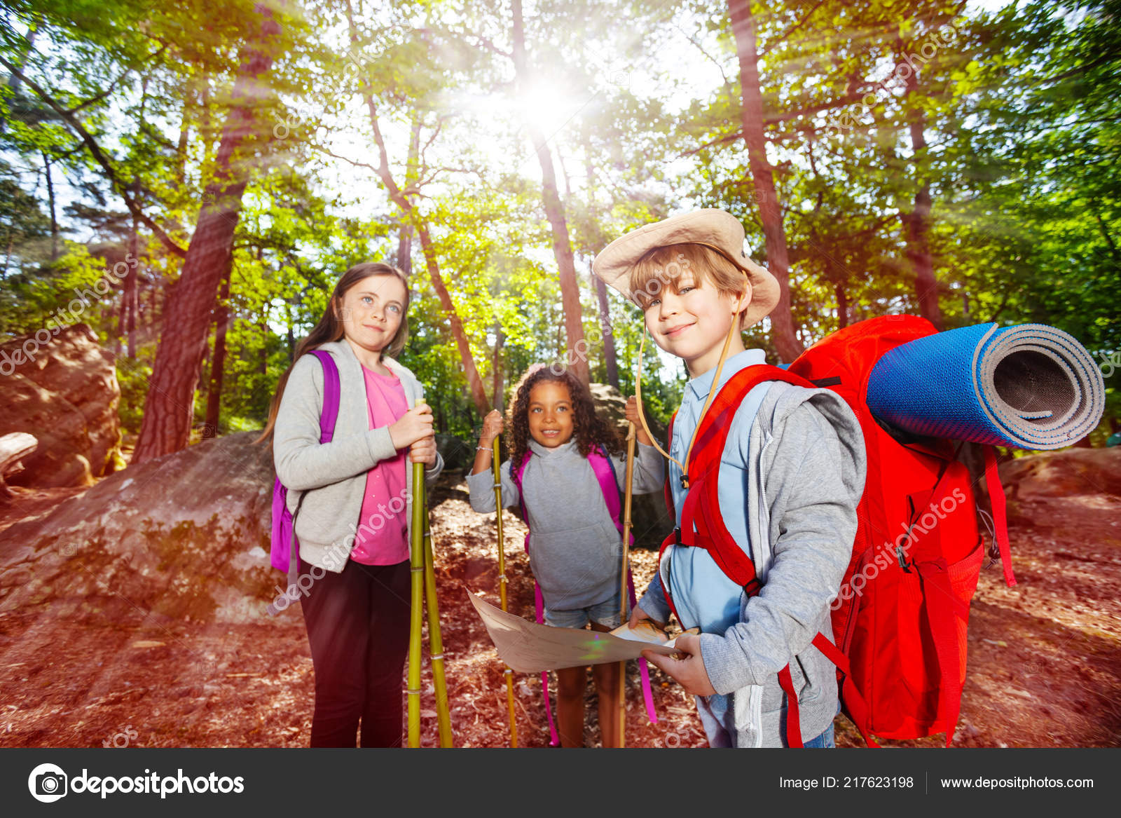 kids hiking poles