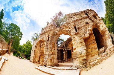 Nimes, şehir, Güney Fransa'da, Gard bölümü başkenti