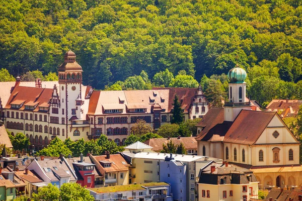 Wunderschöne Stadtlandschaft Des Mittelalterlichen Freiburg Breisgau Deutschland Europa — Stockfoto