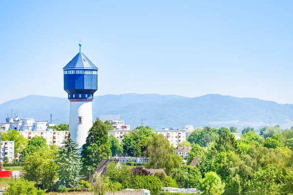 Vista Torre Agua Wasserturm Kehl Alemania — Foto de Stock