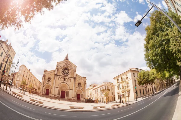 Nimes Stad Södra Frankrike Huvudstaden Departementet Gard — Stockfoto