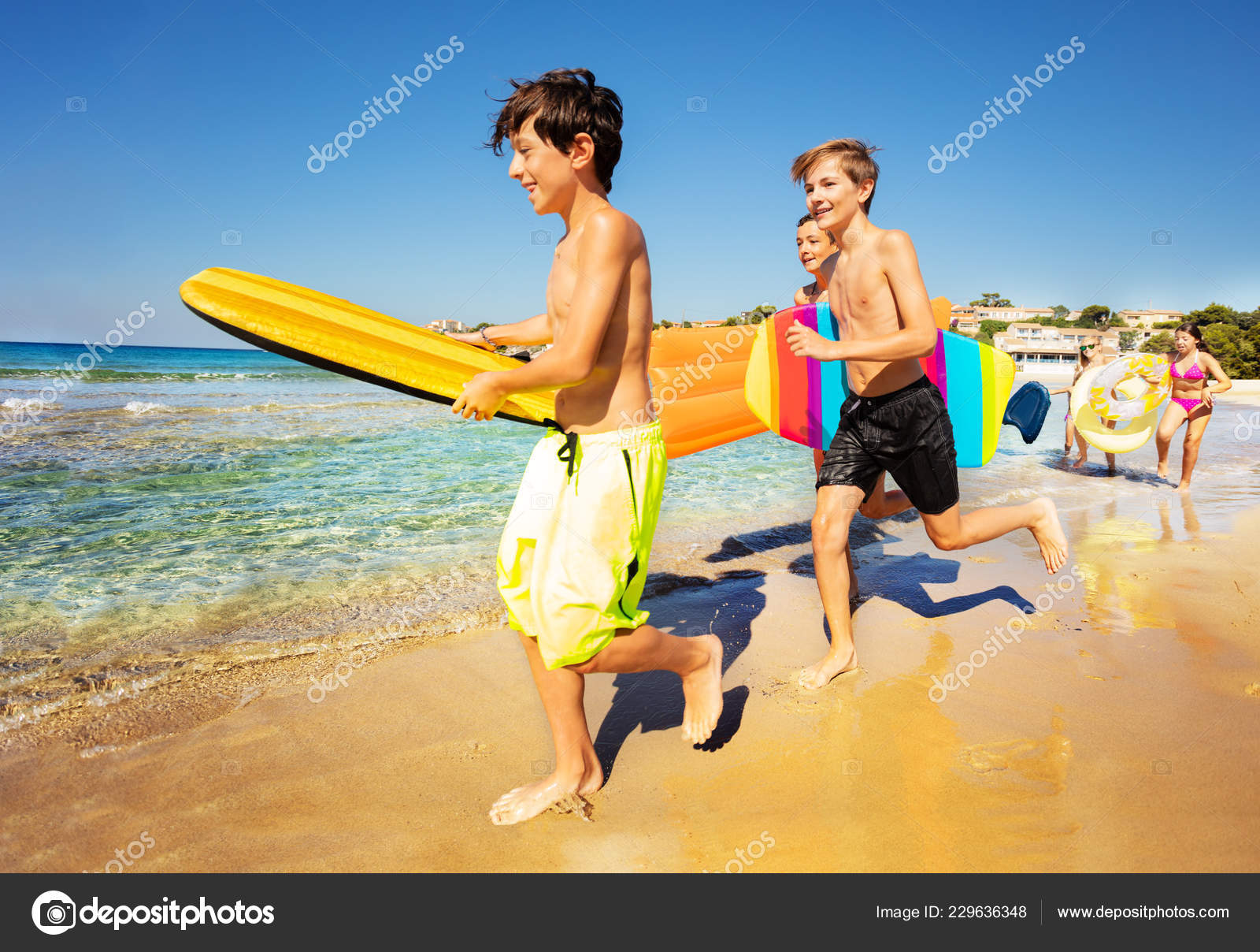 Teen Boys Beach