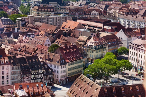 Hoge Achting Van Straten Van Basel Met Traditionele Oude Huizen — Stockfoto