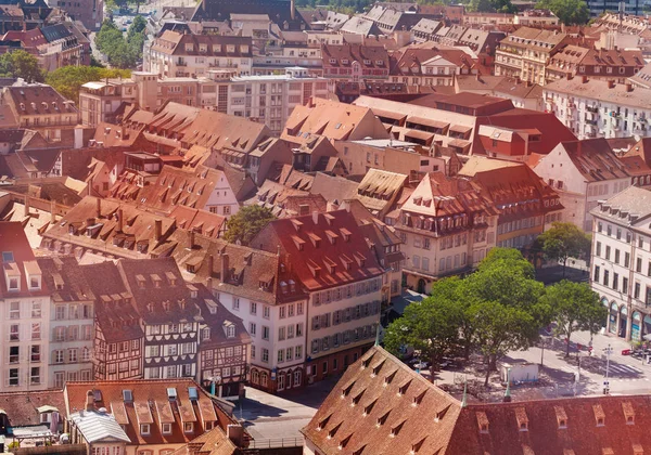 Klein Frankrijk Straatsburg Centrum Uit Kathedraal Notre Dame Elzas — Stockfoto