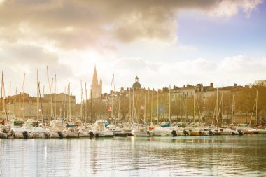 Marina, Merkez ile Saat Kulesi - Tour de l'Horloge, La Rochelle