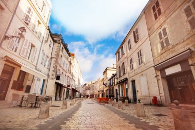 Sokak - Rue St Jean du Perot La Rochelle, Fransa şehir Atlantik kıyısında