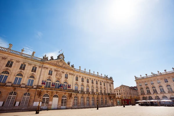 Ayuntamiento Place Stanislas Nancy Capital Del Departamento Francés Del Noreste — Foto de Stock