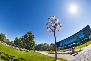 Eyalet Meclisi Binası Baden Wurttemberg Ziyaretçi Merkezi Stuttgart, Almanya
