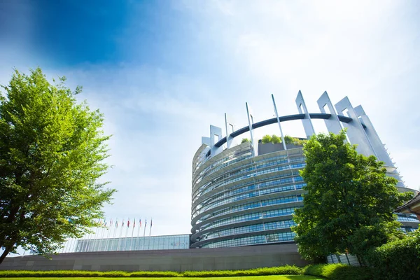 Straatsburg Frankrijk Mei 2019 Gebouw Van Het Europees Parlement Wijk — Stockfoto