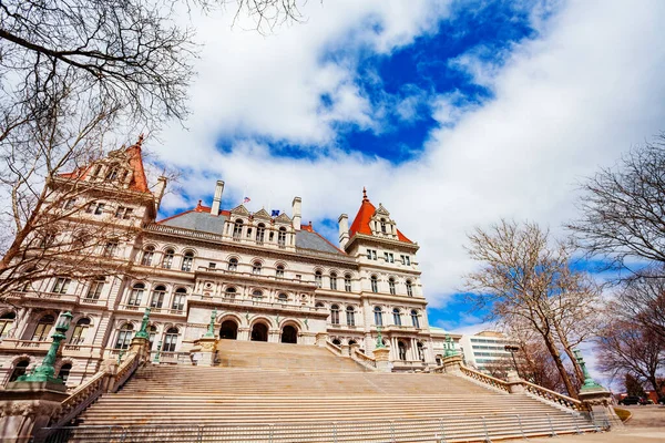 Staircase Close View New York State Capitol Building Albany Usa — Stock fotografie