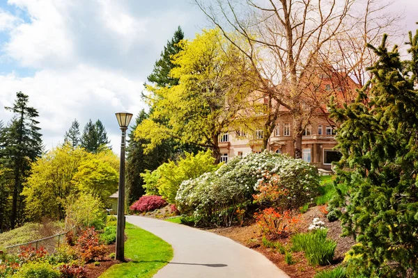 Park Building Pittock Mansion Museum Portland Oregon Usa — 스톡 사진