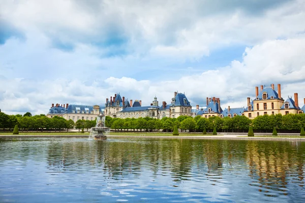 Vista Panorâmica Rei Francês Palácio Real Fontainebleau França — Fotografia de Stock