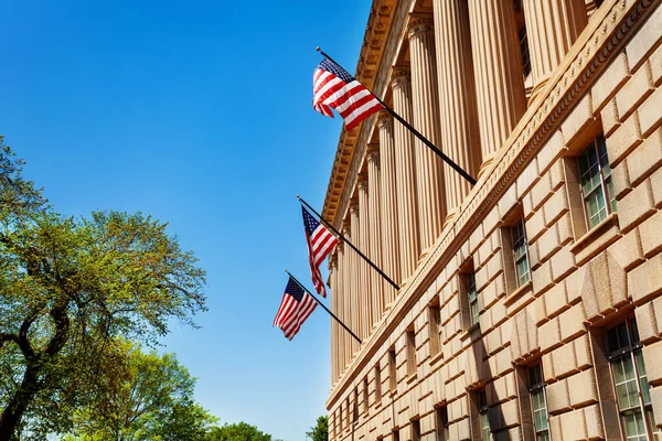 Banderas Estados Unidos Administración Nacional Oceánica Atmosférica Washington —  Fotos de Stock