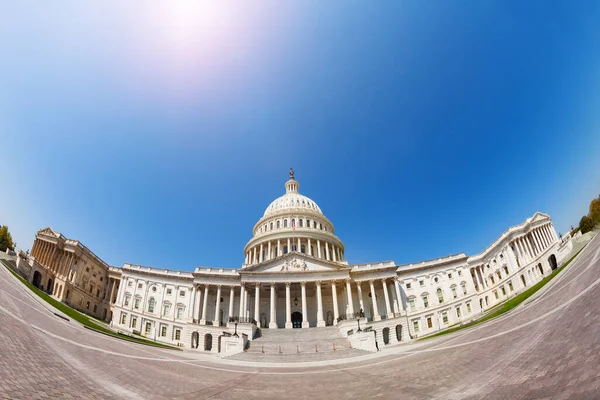 Vorderseite Des Kapitols Der Vereinigten Staaten Sitz Des Kongresses Washington — Stockfoto