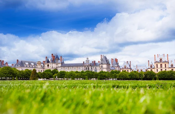 Fransız Kralı Fontainebleau Sarayı Bahçe Genel Bakışı Fransa — Stok fotoğraf