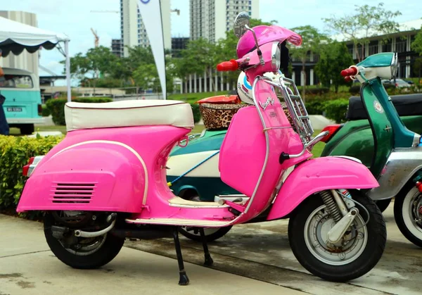 Setia Alam Selangor Malaysia October 2018 Elegantly Designed Pink Vespa — Stock Photo, Image