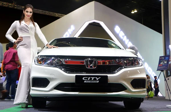Kuala Lumpur Malaisie 1Er Décembre 2018 Honda City Hybrid Manufacture — Photo
