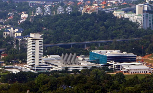 Kuala Lumpur Malezya Aralık 2018 Malezya Parlamentosu Nşaat Tunku Abdul — Stok fotoğraf