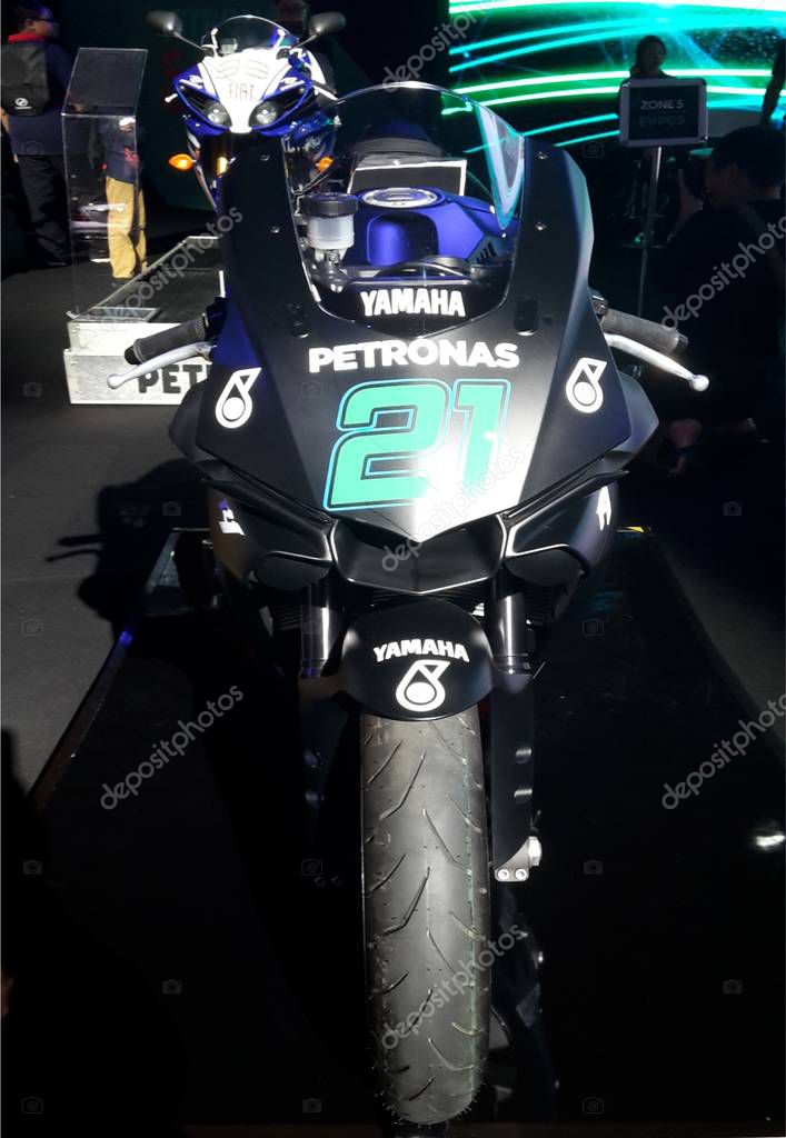 Kuala Lumpur, MalasiaDiciembre 1,2018 El Petronas Yamaha YZRM1 No 21