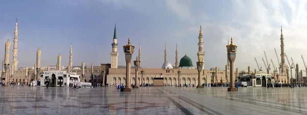 Madinah Saudi Arabia February 2017 Nabawi Mosque Often Called Prophet — Stock Photo, Image