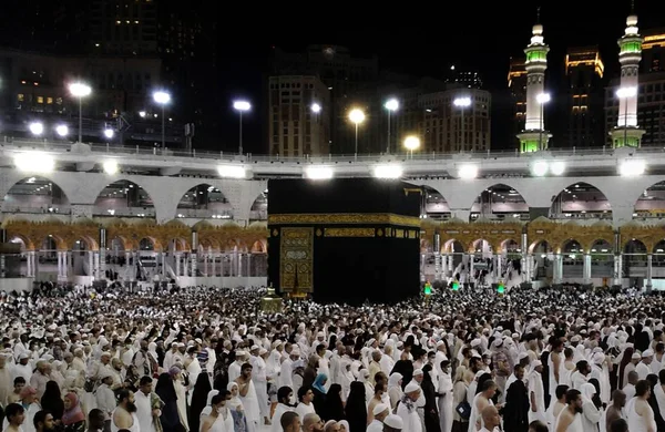 Makkah Arabia Saudita Febrero 2017 Peregrinos Musulmanes Todo Mundo Reunieron — Foto de Stock