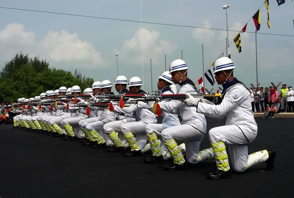 Pelabuhan Klang Selangor Malaysia April 2019 Militärdemonstration Der Malaysischen Royal — Stockfoto