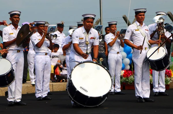 Pelabuhan Klang Selangor Malaysia April 2019 Malaysische Blaskapelle Der Königlichen — Stockfoto