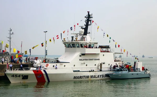 ペラブハン クラン セランゴール マレーシア 2019年4月13日 マレーシア海事執行機関の船舶展示第85回マレーシア王立海軍のペラブハン クラン セランゴール マレーシア — ストック写真