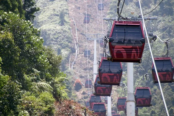 Genting Highland Pahang Malezja Sierpnia 2019 Awana Skyway Kolejki Linowej — Zdjęcie stockowe