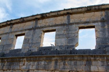 Pula Arena Pula, Hırvatistan'da yer alan amfitiyatro adıdır. Arena tek kalan Roma amfi dört yan kuleleri var olduğunu ve üç ile tamamen Roma mimari emir korunmuş.